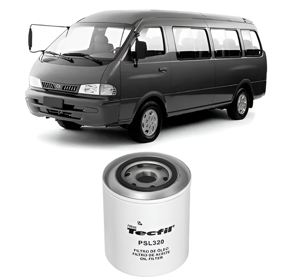 FILTRO DE OLEO BESTA 2.7 DIESEL 1995 A 2005 (PSL320)