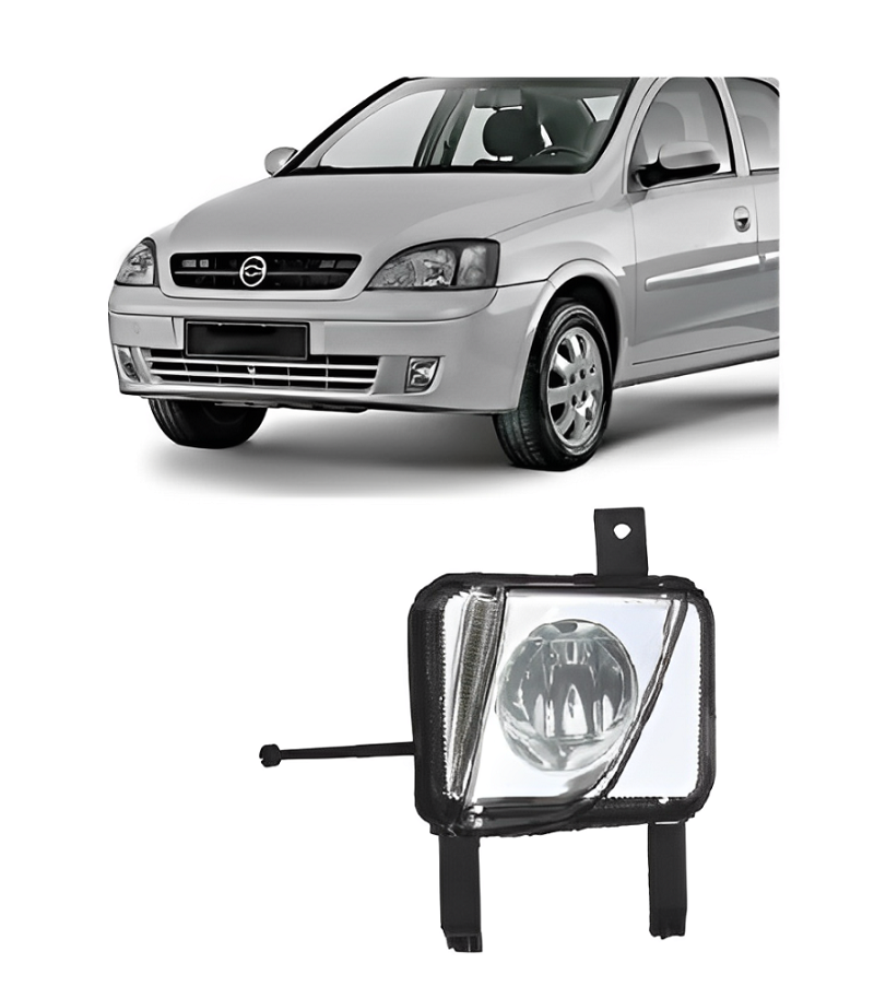 FAROL AUXILIAR CORSA MONTANA LADO ESQUERDO 2003 ATE 2010 H3
