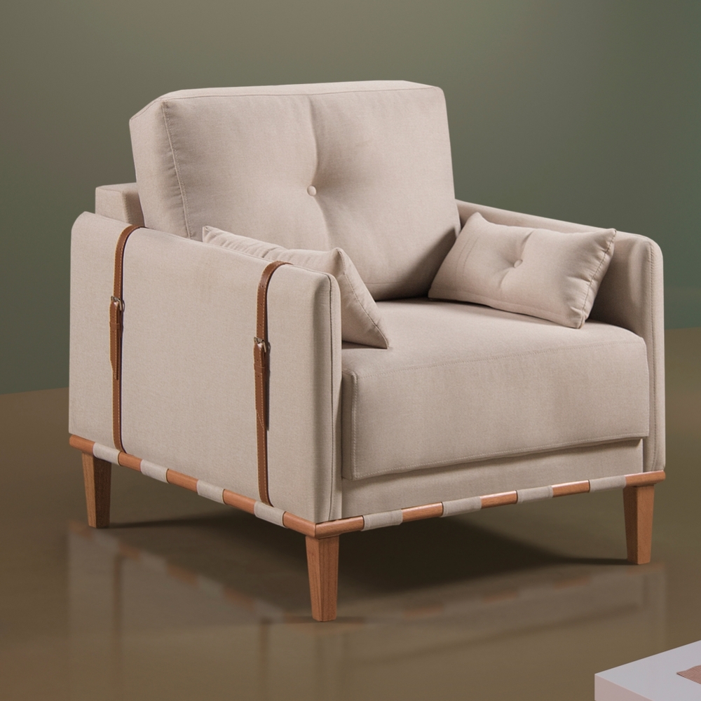 Poltrona Texas Sem Capa Couro - Luxo Decor