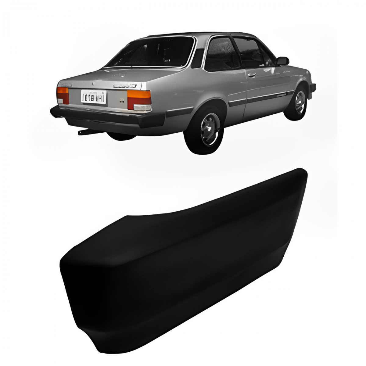 PONTA PARACHOQUE TRASEIRA CHEVETTE 1983 A 1986 LADO DIREITO