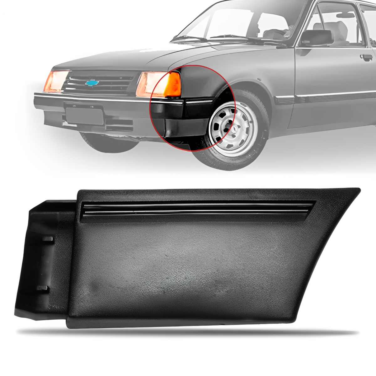 PONTA PARACHOQUE DIANTEIRA CHEVETTE 1987A1992 LADO ESQUERDO