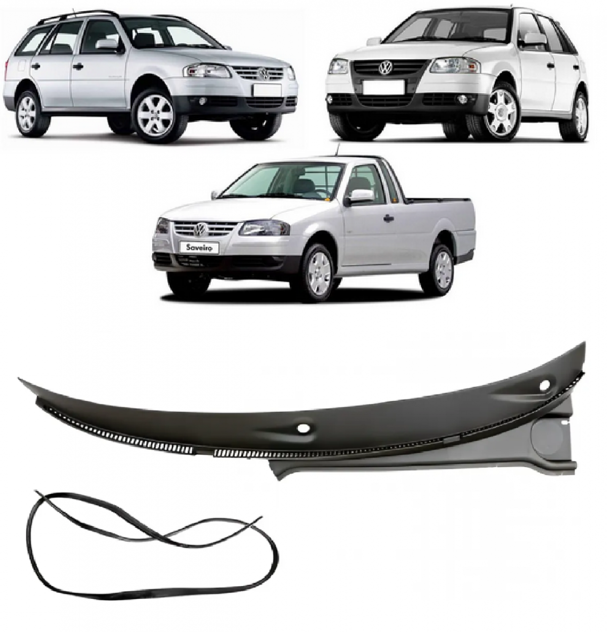 Grade Churrasqueira Parabrisa Vw Gol G4 2006 2007 2008 2012 