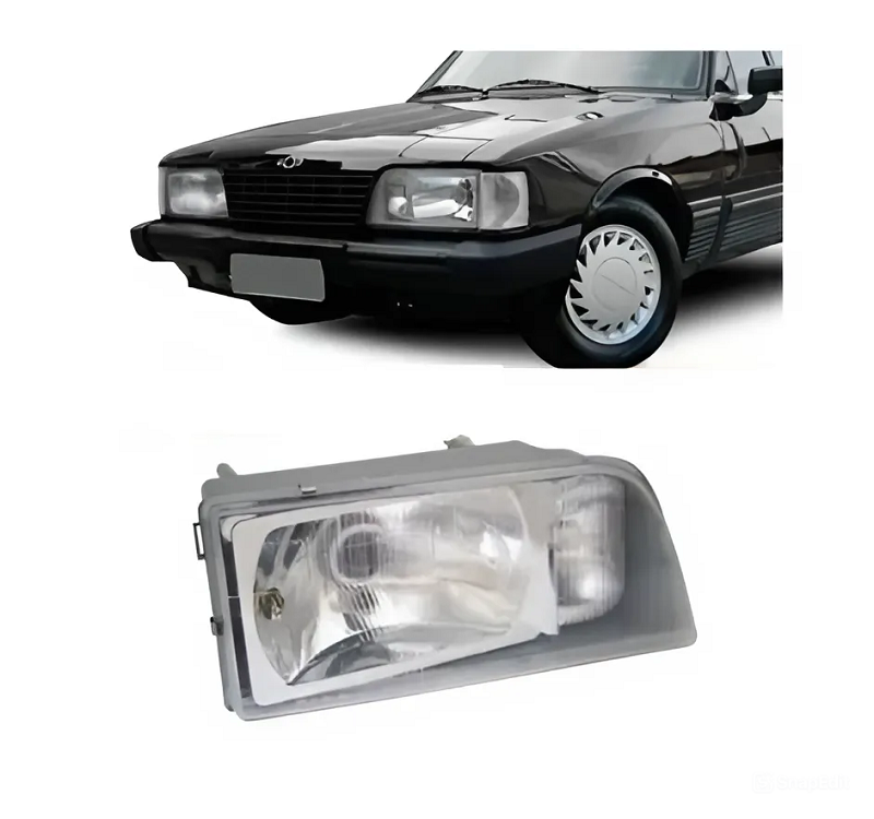 FAROL OPALA CARAVAN COM AUXILIAR LADO DIREITO 1988 ATE 1992