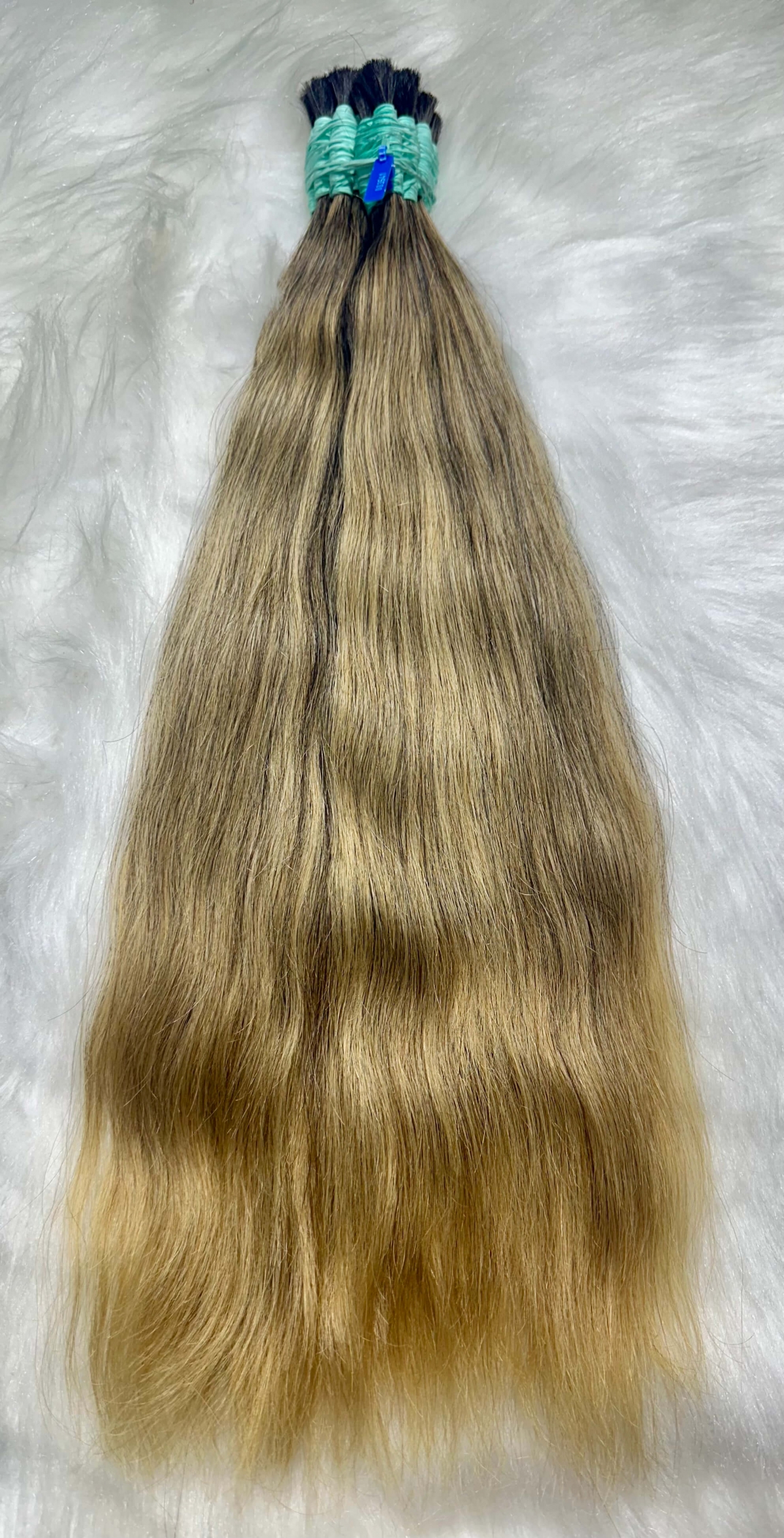 Cabelo Brasileiro 55 CM Loiro Mesclado