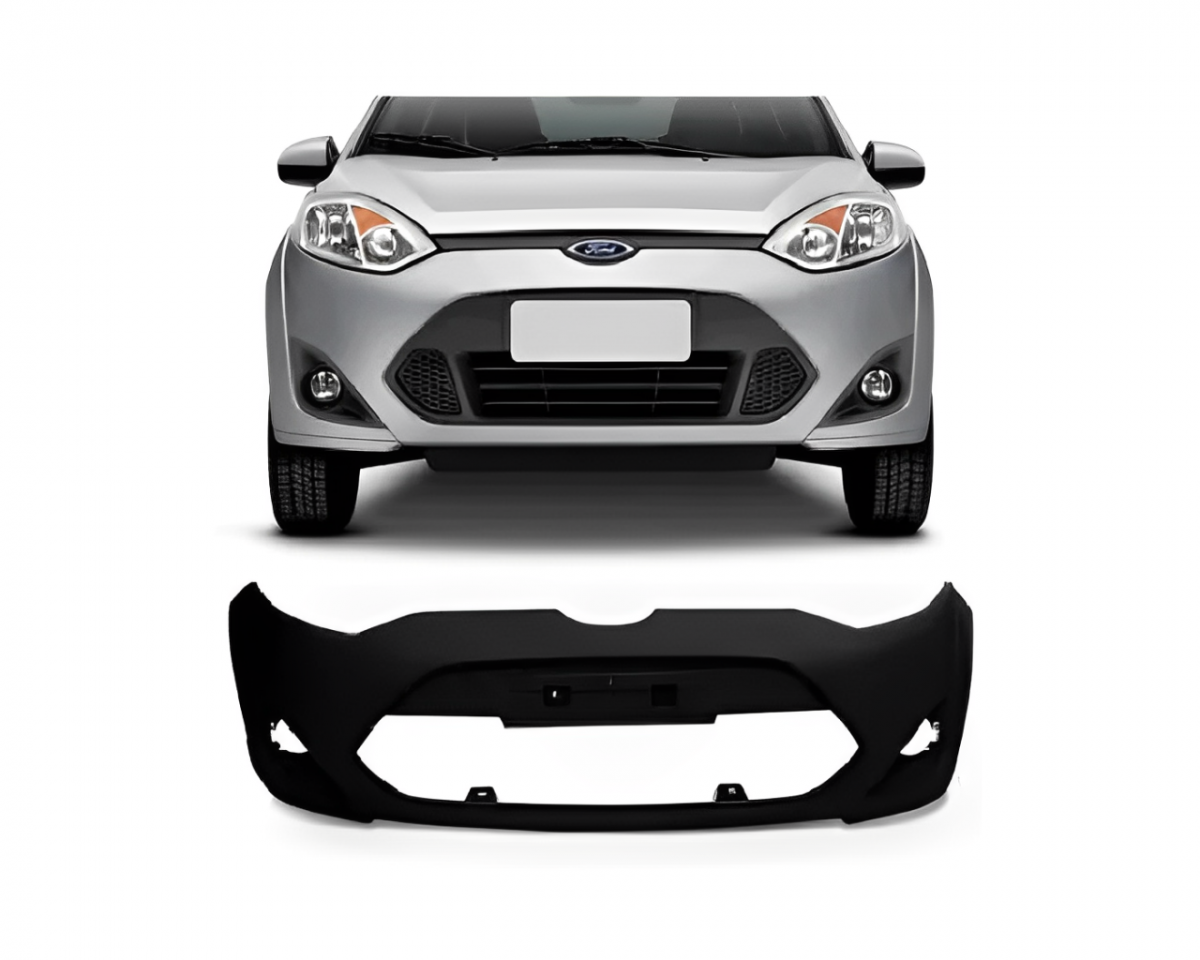 PARACHOQUE DIANTEIRO FORD FIESTA 2012 ATE 2013 PRETO LISO