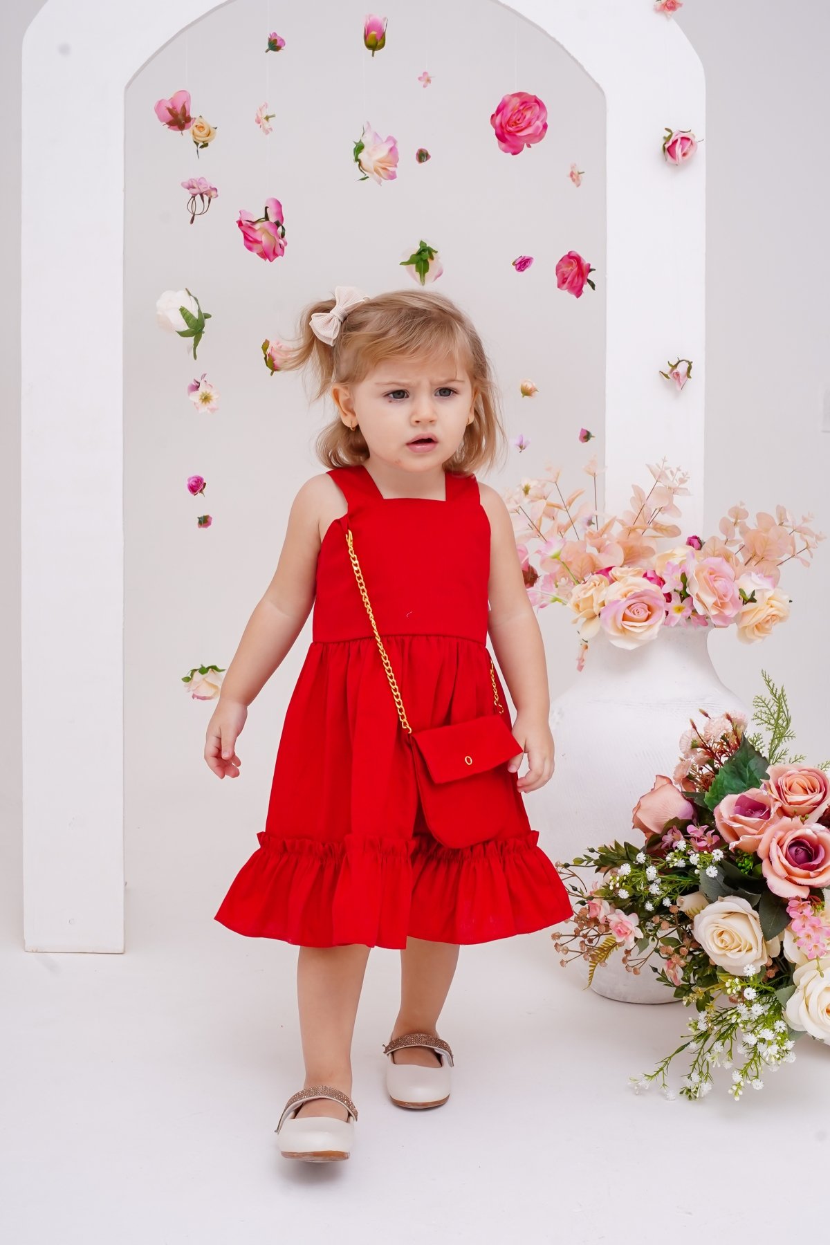Vestido Monalisa Baby c/ Bolsa