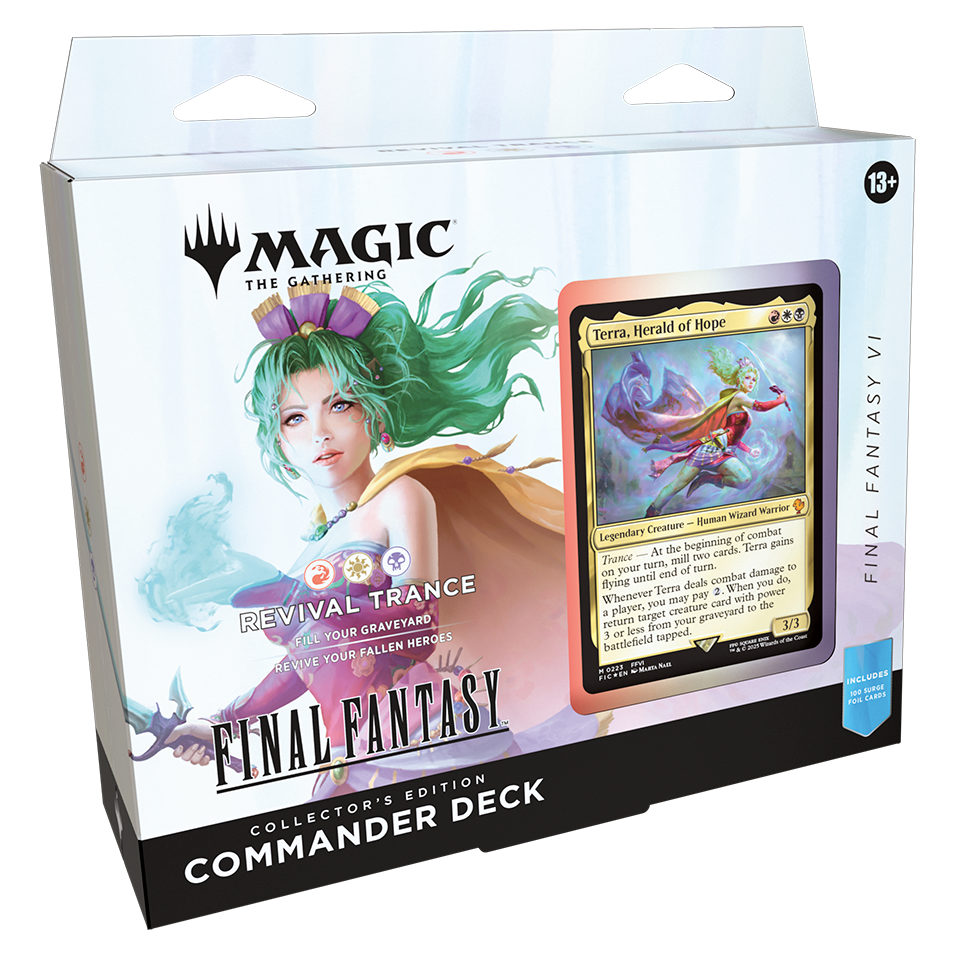MTG FINAL FANTASY - COMMANDER DECK DE COLECIONADOR REVIVAL TRANCE (RWB) INGLES