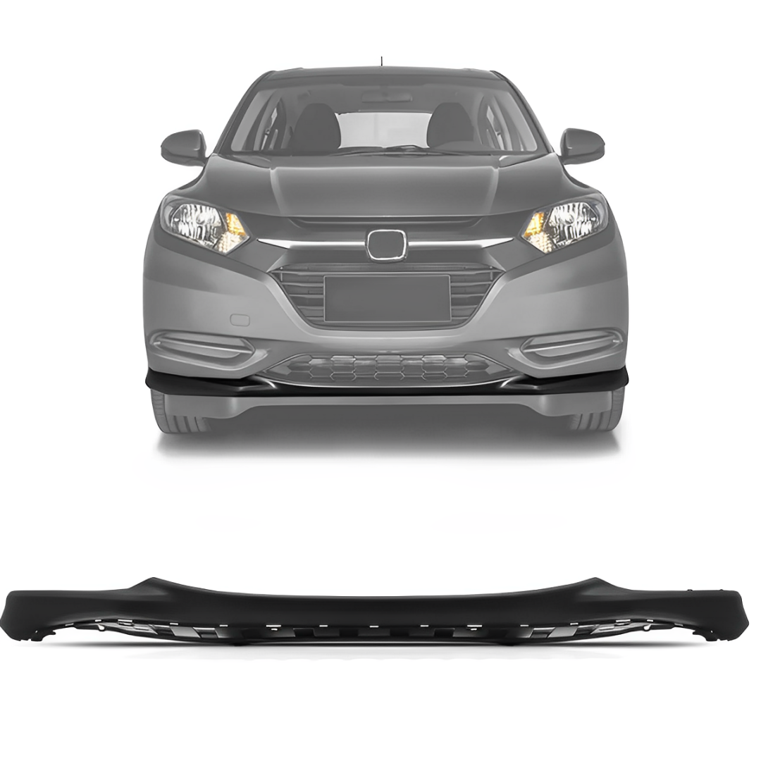 PARACHOQUE DIANTEIRO INFERIOR HONDA HRV 2015A2017 PRETO LISO