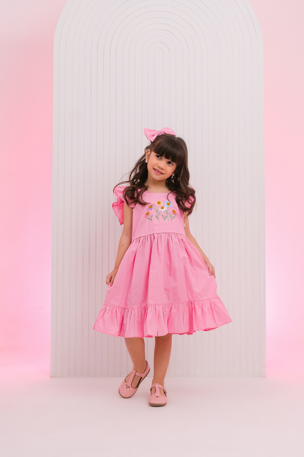 Vestido Estefany Bordado Kids