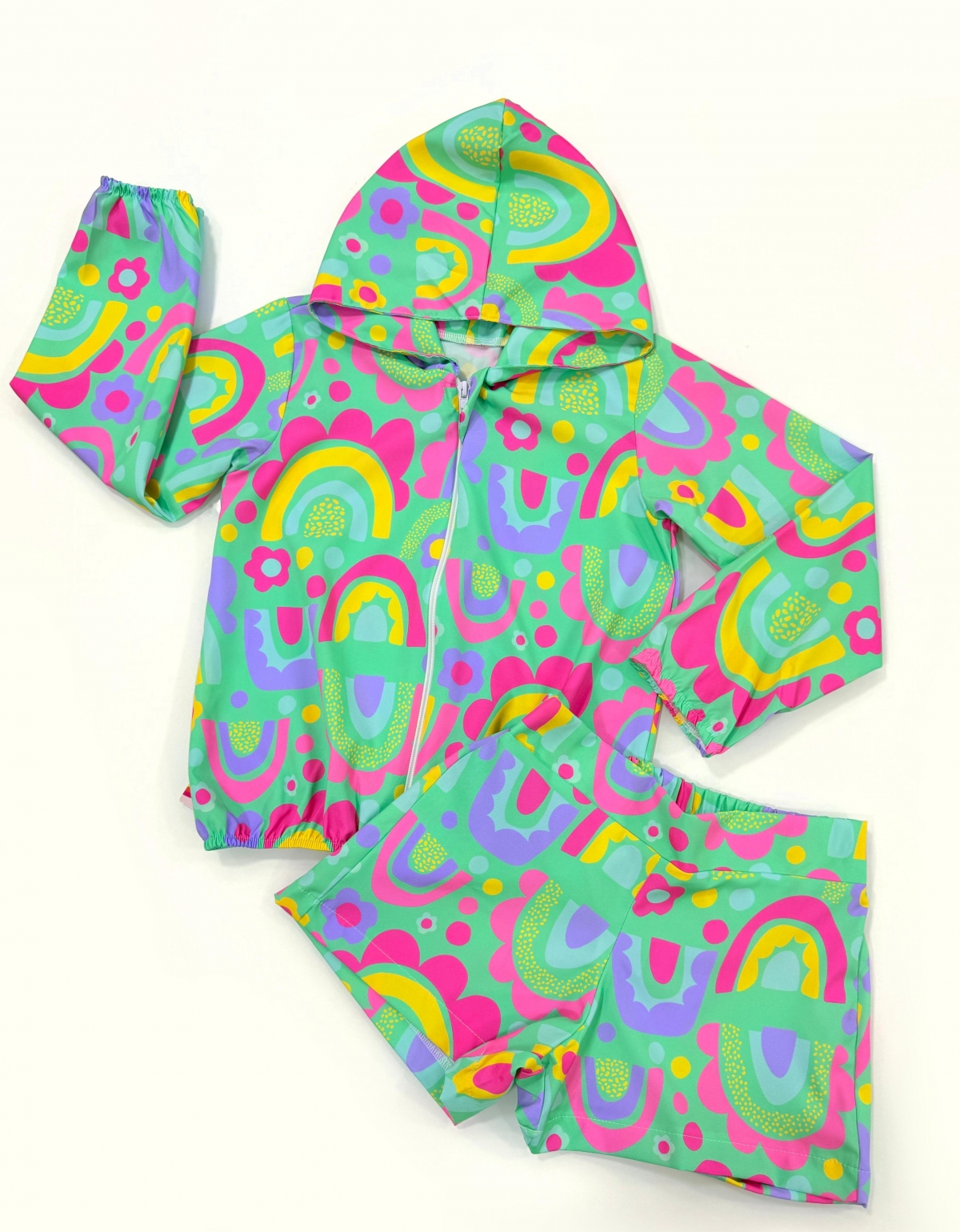 Conjunto Bomber Arco Iris