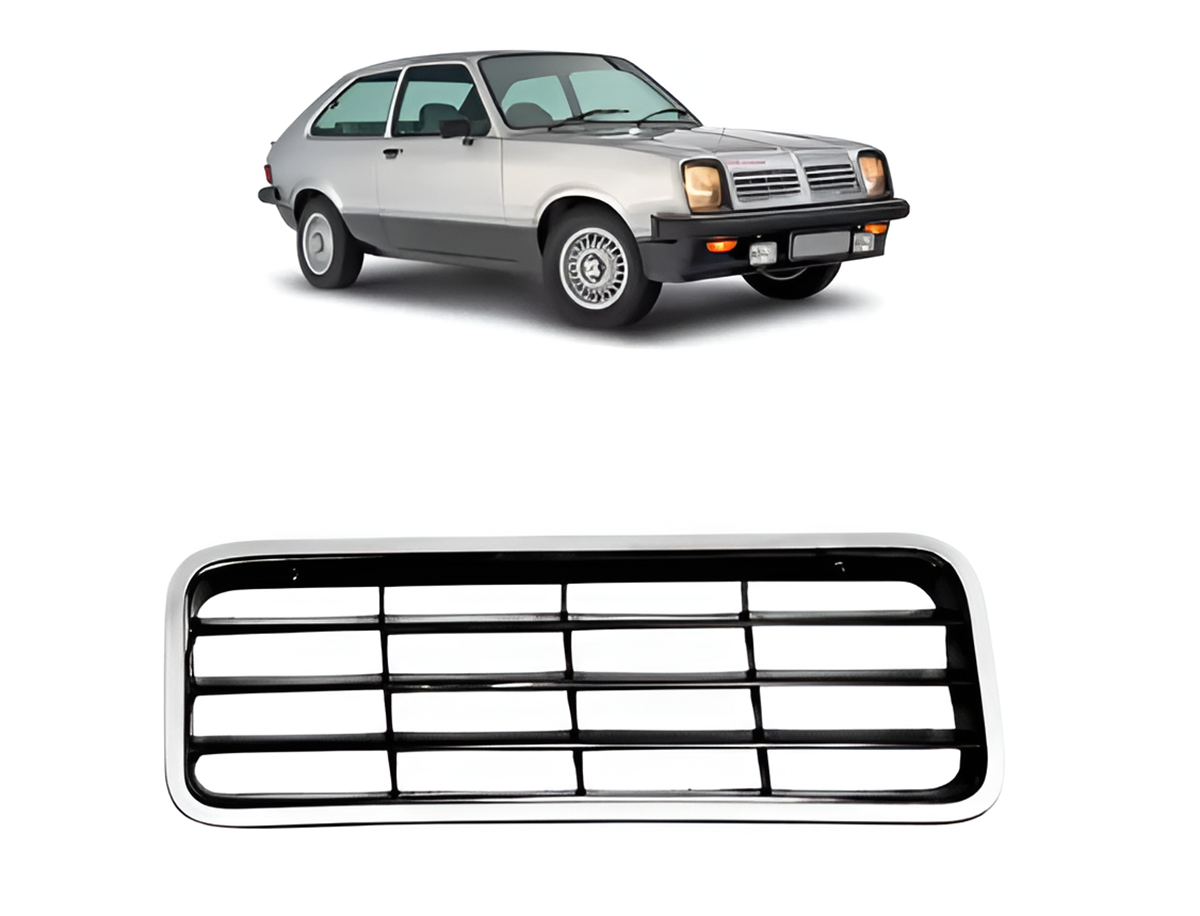 GRADE RADIADOR CHEVETTE PRATA LADO ESQUERDO 1978 A 1982