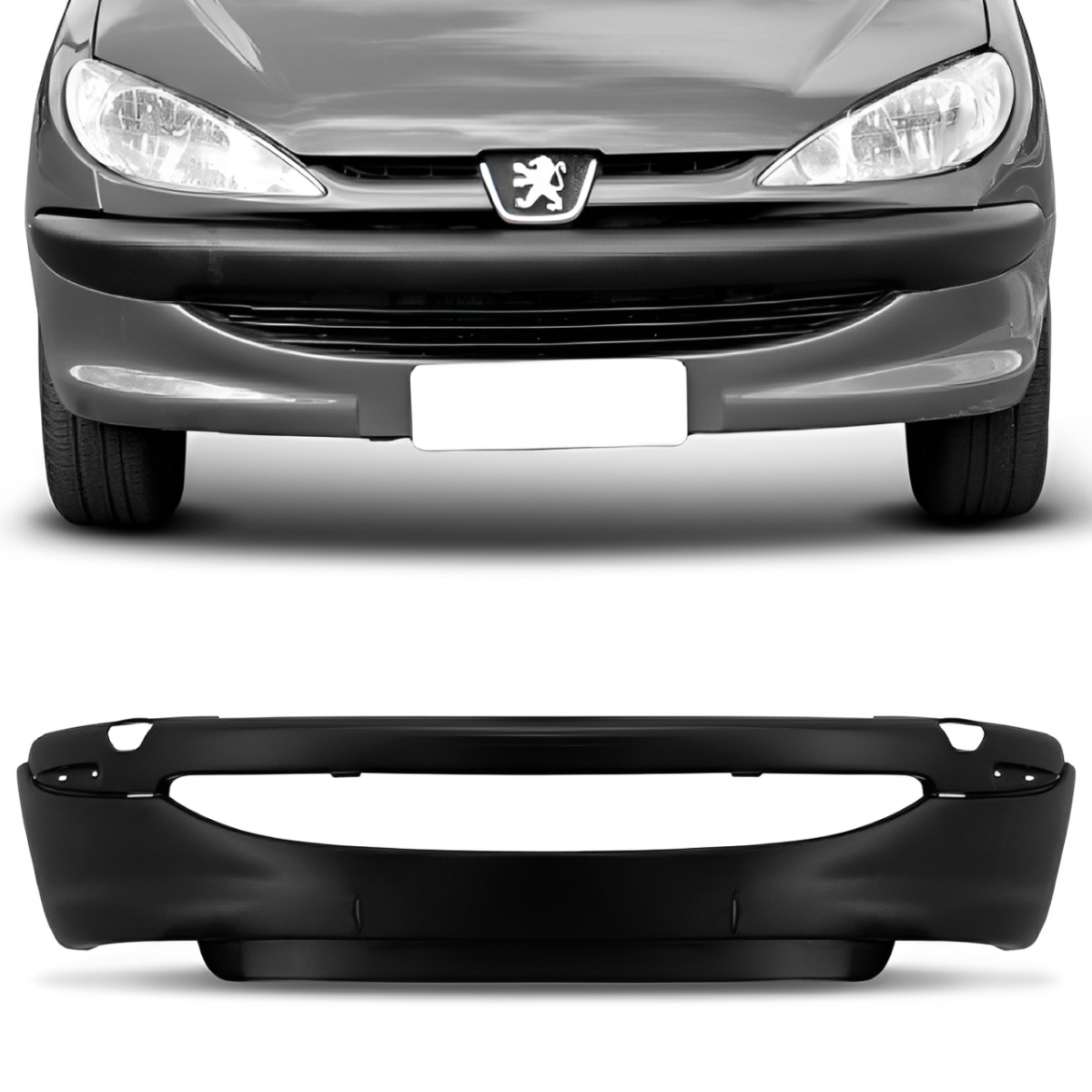 PARACHOQUE DIANTEIRO PEUGEOT 206 1999 ATE 2010 SEM GRADE