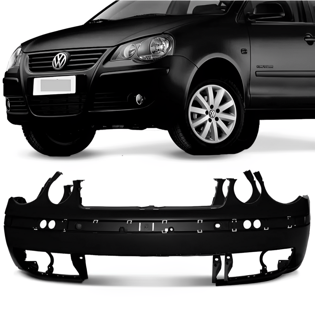 PARACHOQUE DIANTEIRO VW POLO 2003 ATE 2006 PRETO LISO 