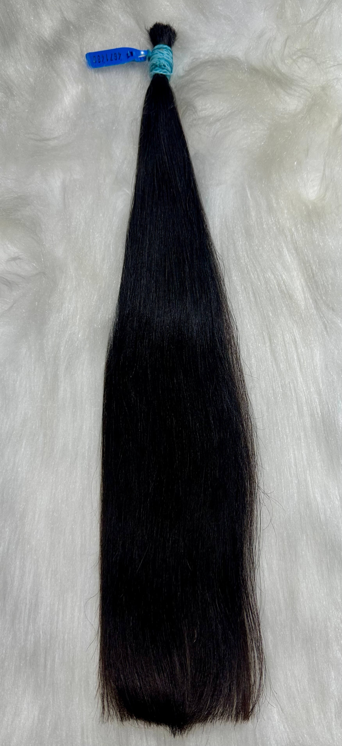 Cabelo Brasileiro Castanho Liso 50 CM 54 Gramas