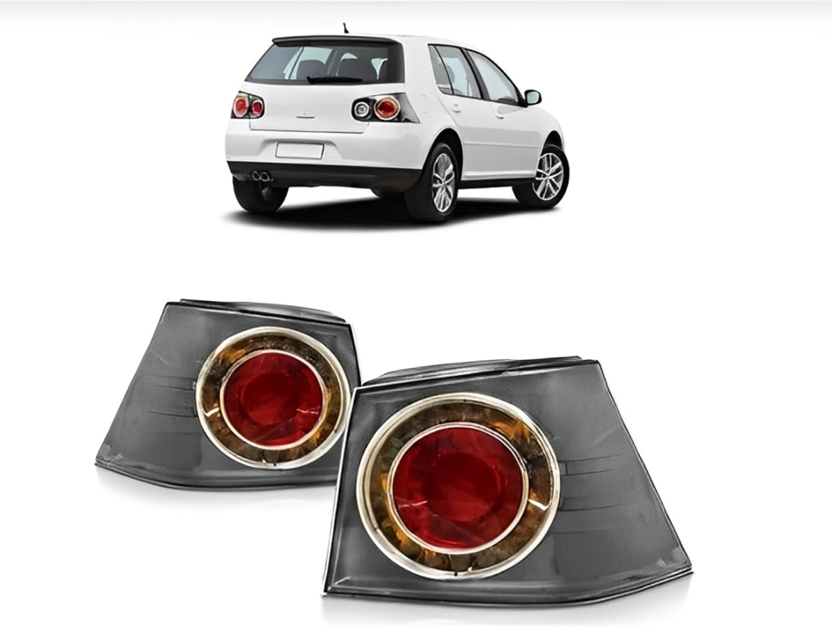 LANTERNA TRASEIRA GOLF 2008 A 2013 CANTO CINZA LADO DIREITO