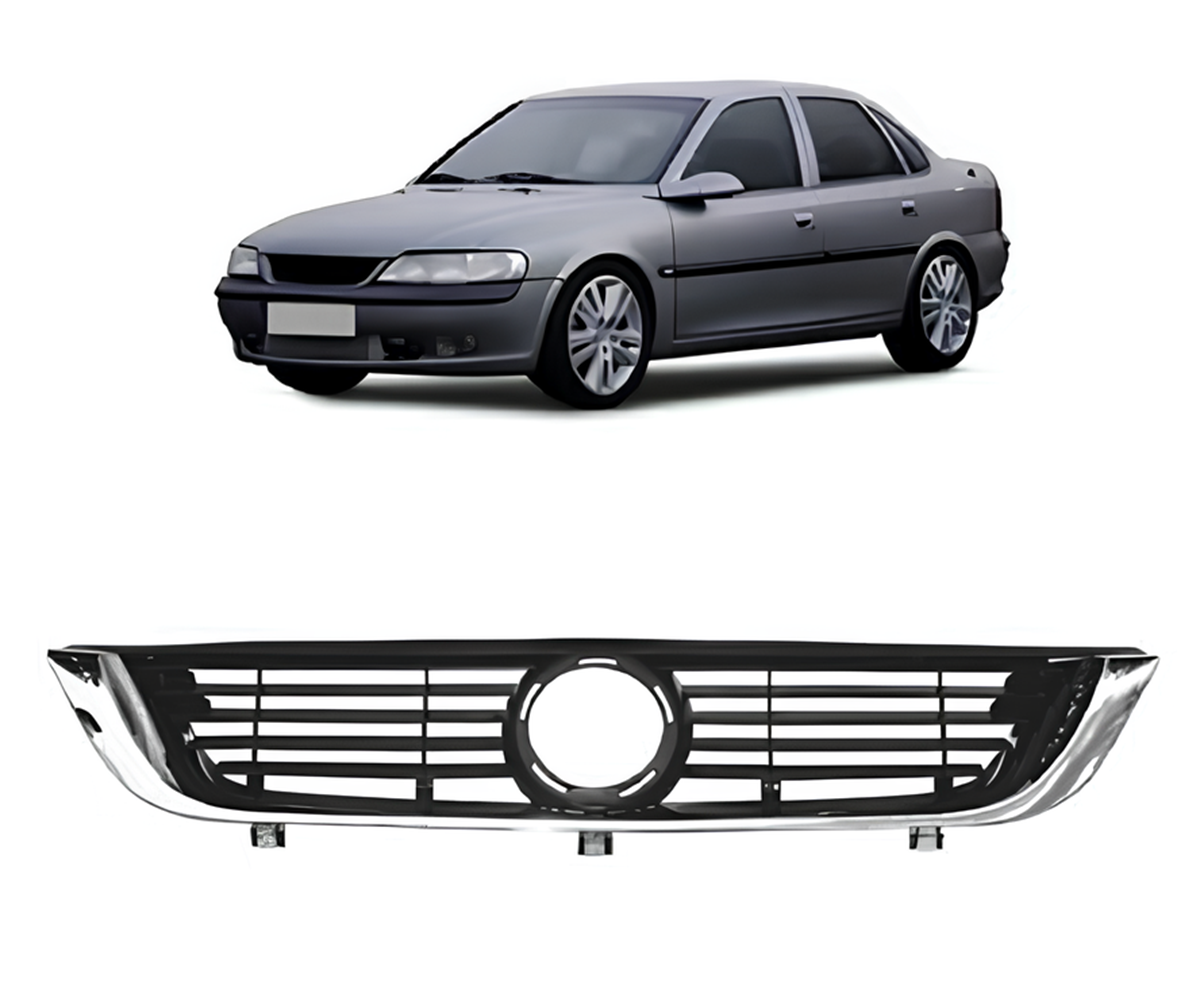 GRADE RADIADOR VECTRA 1997 A 2005 COM MOLDURA CROMADA J80903
