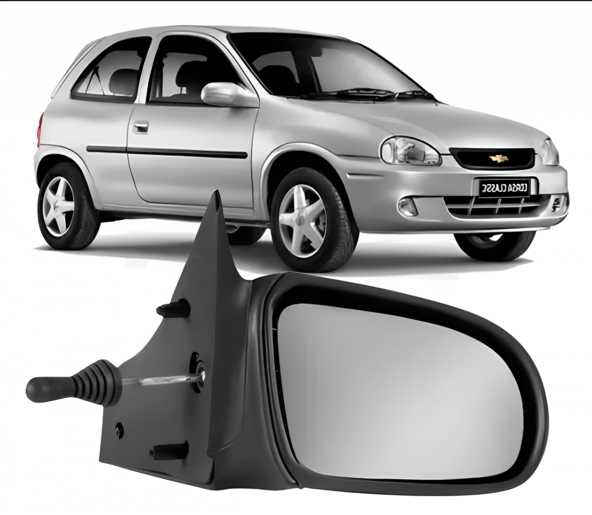 Retrovisor Corsa Wind Lado Direito 1996 1997 1998 Até 2002