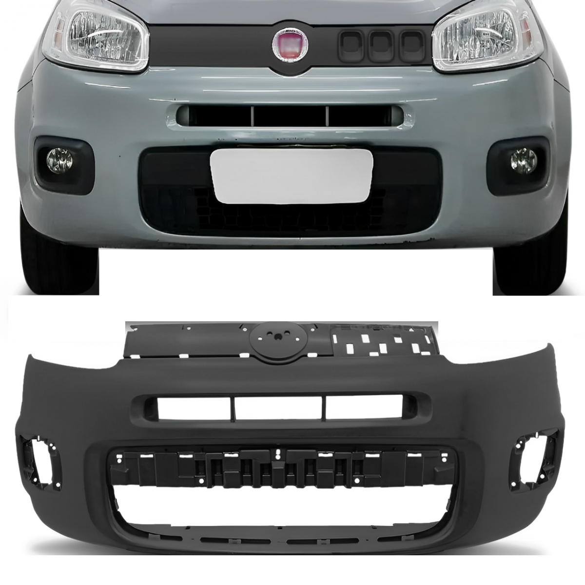 PARACHOQUE DIANTEIRO NOVO UNO WAY 14A16 COM FURO PRETO LISO