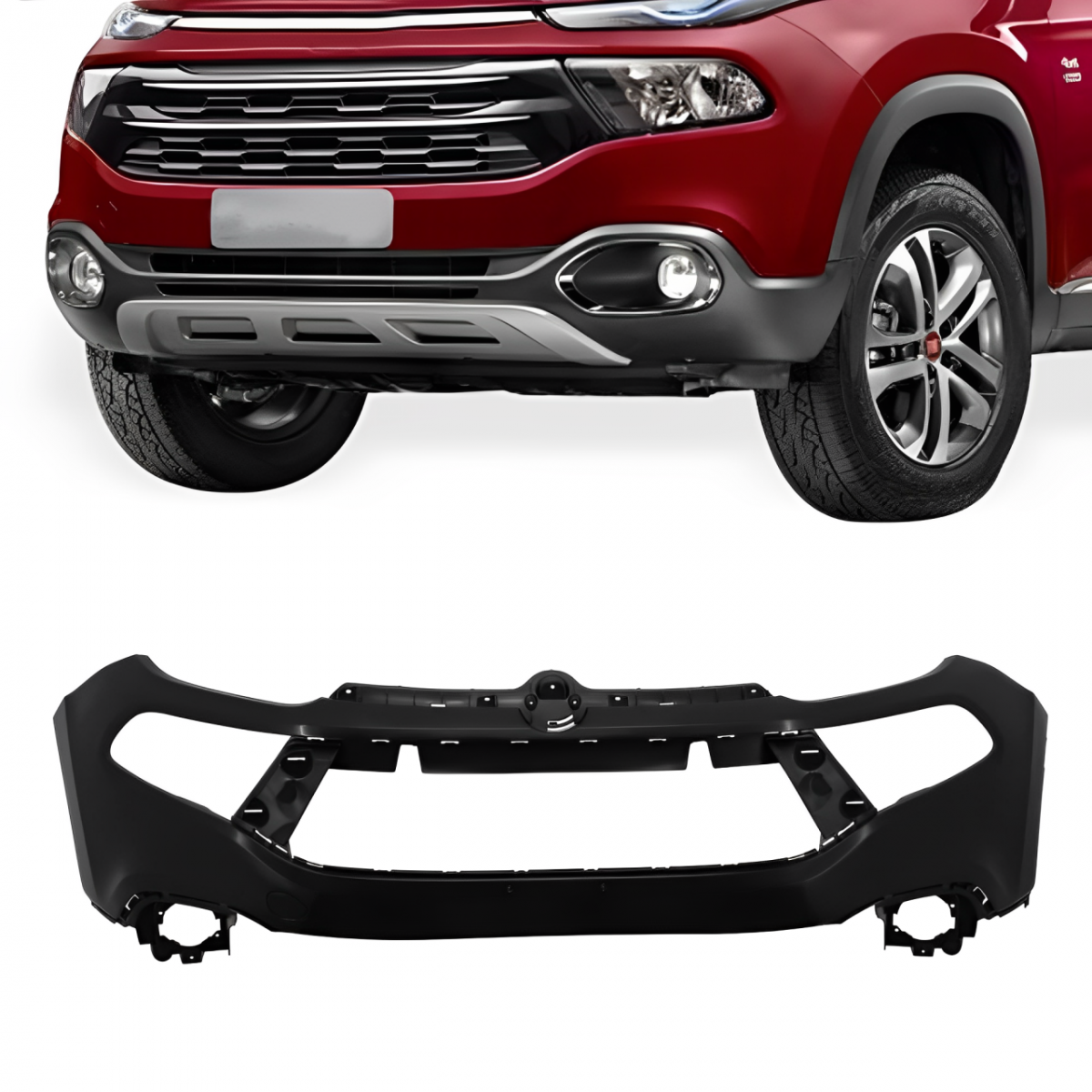 PARACHOQUE DIANTEIRO TORO FREEDOM 16 A 18 SUPERIOR PRETO LISO
