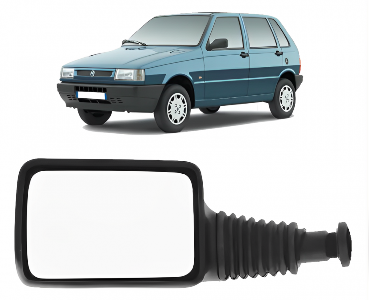 RETROVISOR UNO SX YOUNG SMART 1991/2000 S/CONTROLE ESQUERDO