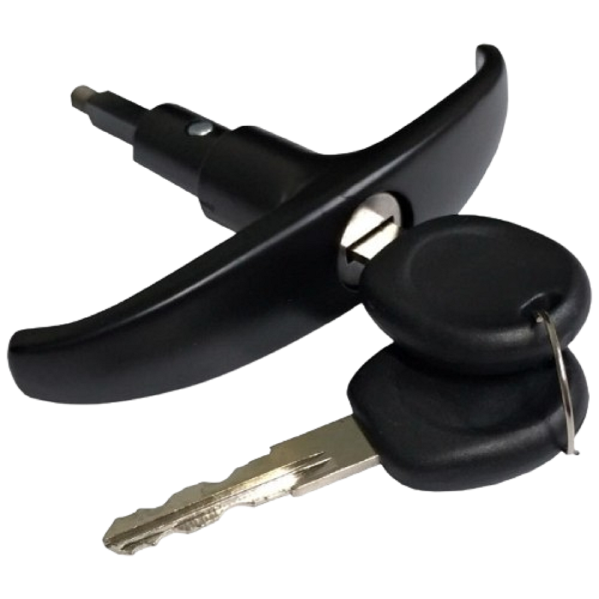 MACANETA EXTERNA PORTA MALA KOMBI CLIPPER 1978/1995 - PRETO