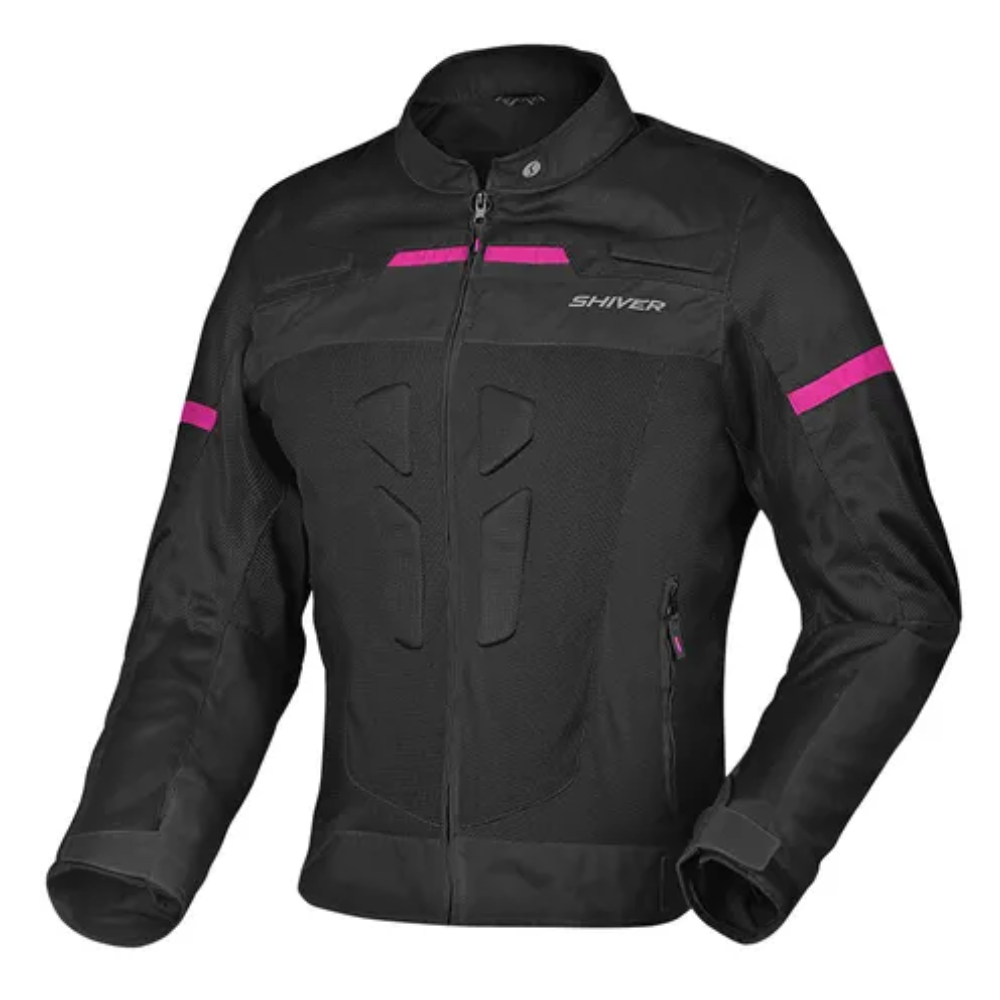 Jaqueta Shiver Vent | Feminina | Preto | Rosa