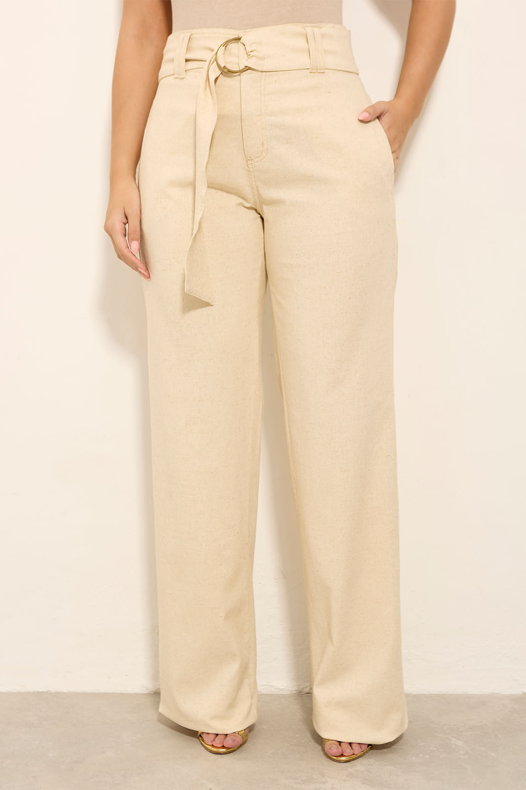Calça Pantalona Off White 