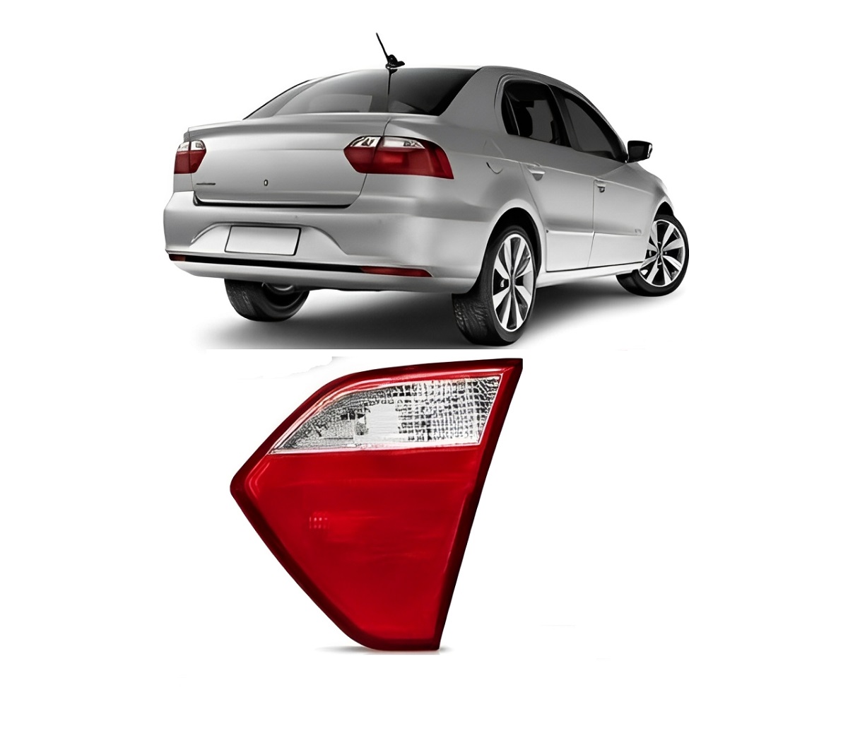 LANTERNA TRASEIRA VOYAGE G6 2013 A 2016 BICOLOR MALA LD