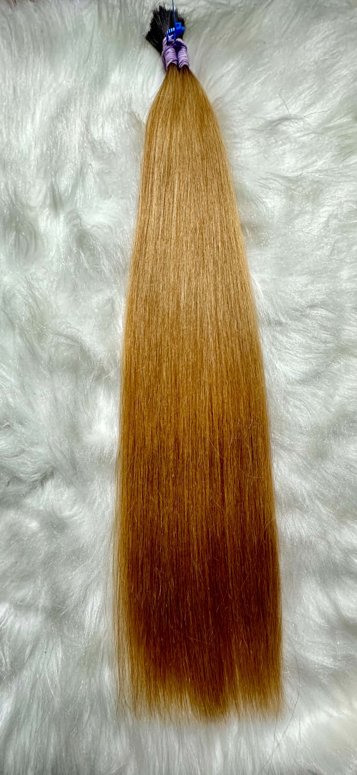 Cabelo Brasileiro Loiro Mel 70 CM 140 Gramas