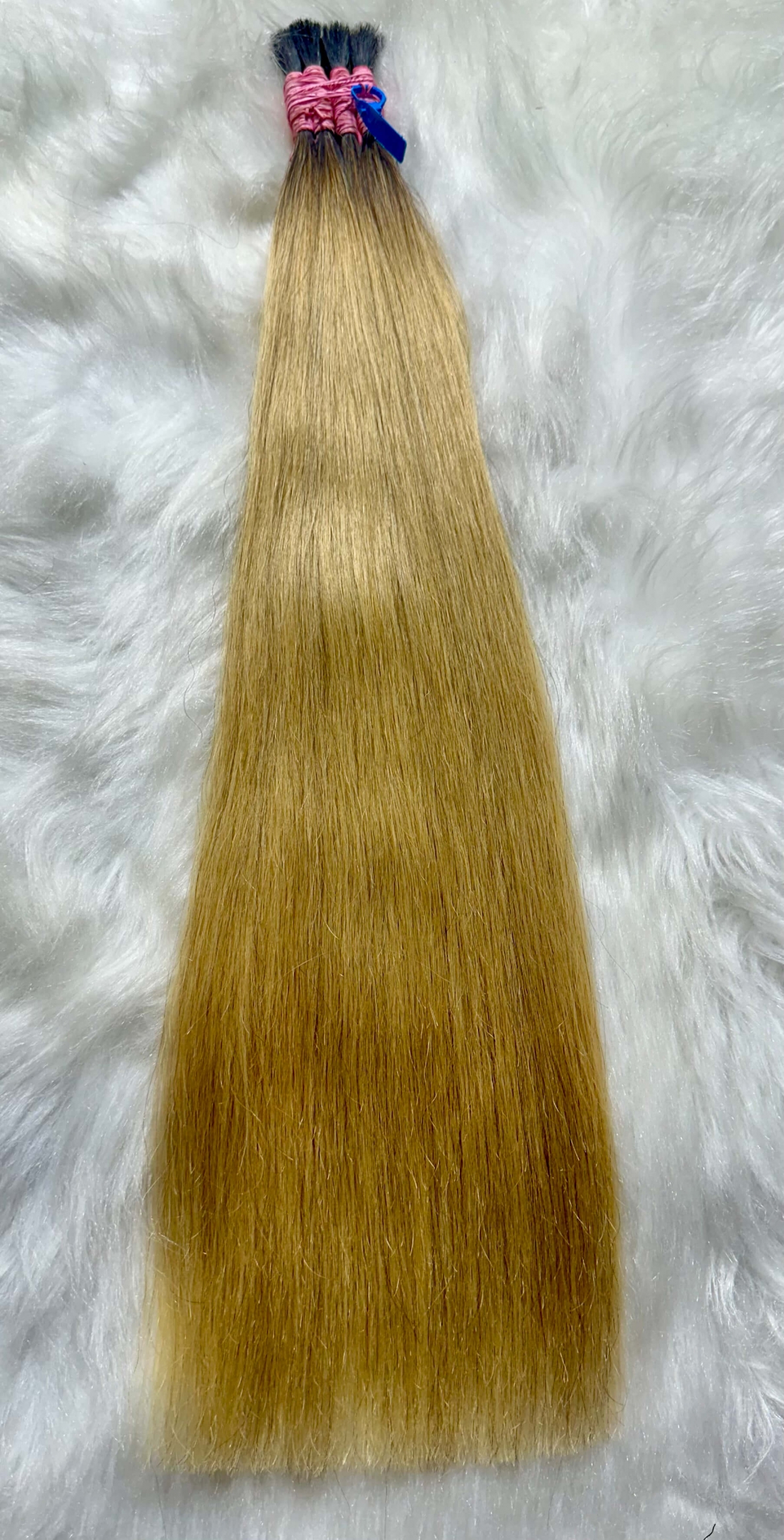 Cabelo Brasileiro Loiro Mel 70 CM 268 Gramas