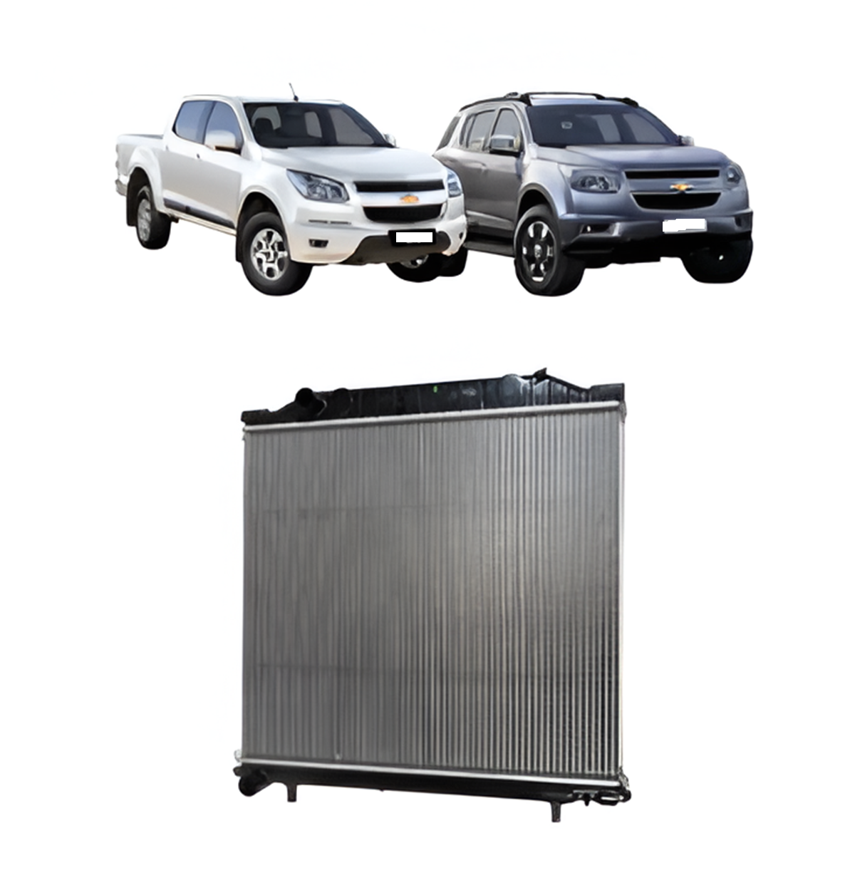 RADIADOR S10/TRAILBLAZER 2.8 2013 A 2018 C/AR TRAS MECANICA