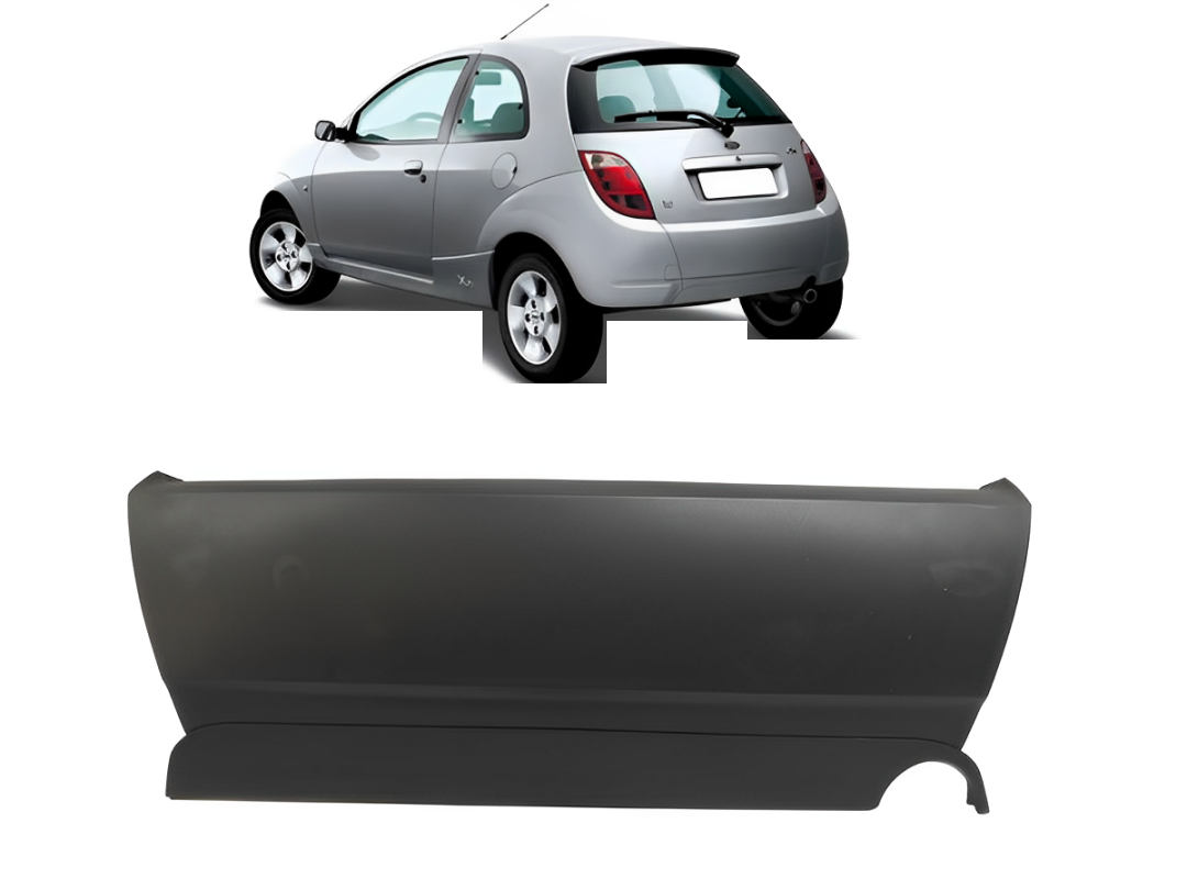 PARACHOQUE TRASEIRO FORD KA 03 A 07 CENTRO PRETO TEXTURIZADO