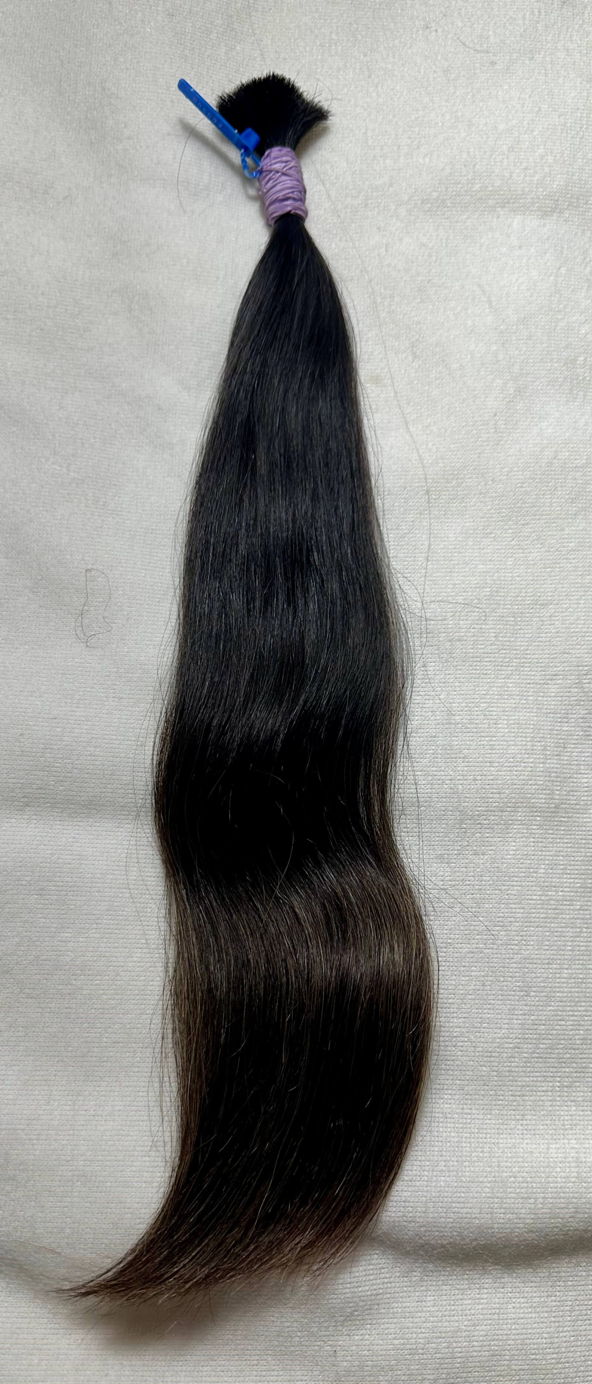 Cabelo Brasileiro Levemente Ondulado Castanho 45 CM 48 Gramas