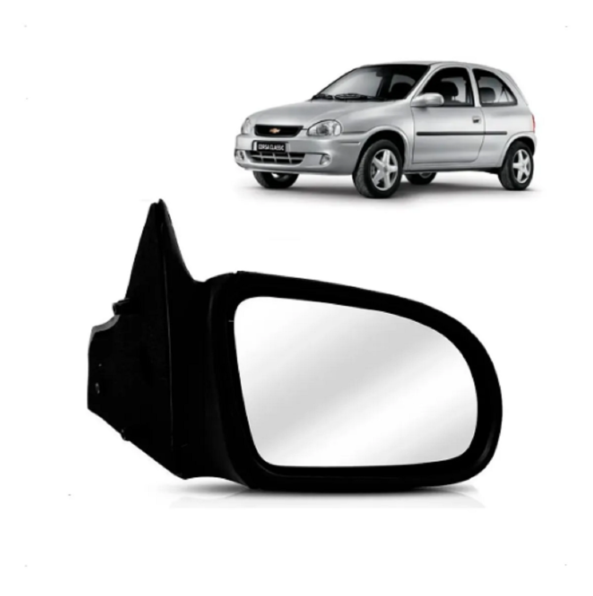 RETROVISOR CORSA WIND 1994/2016 SEM CONTROLE DIREITO 