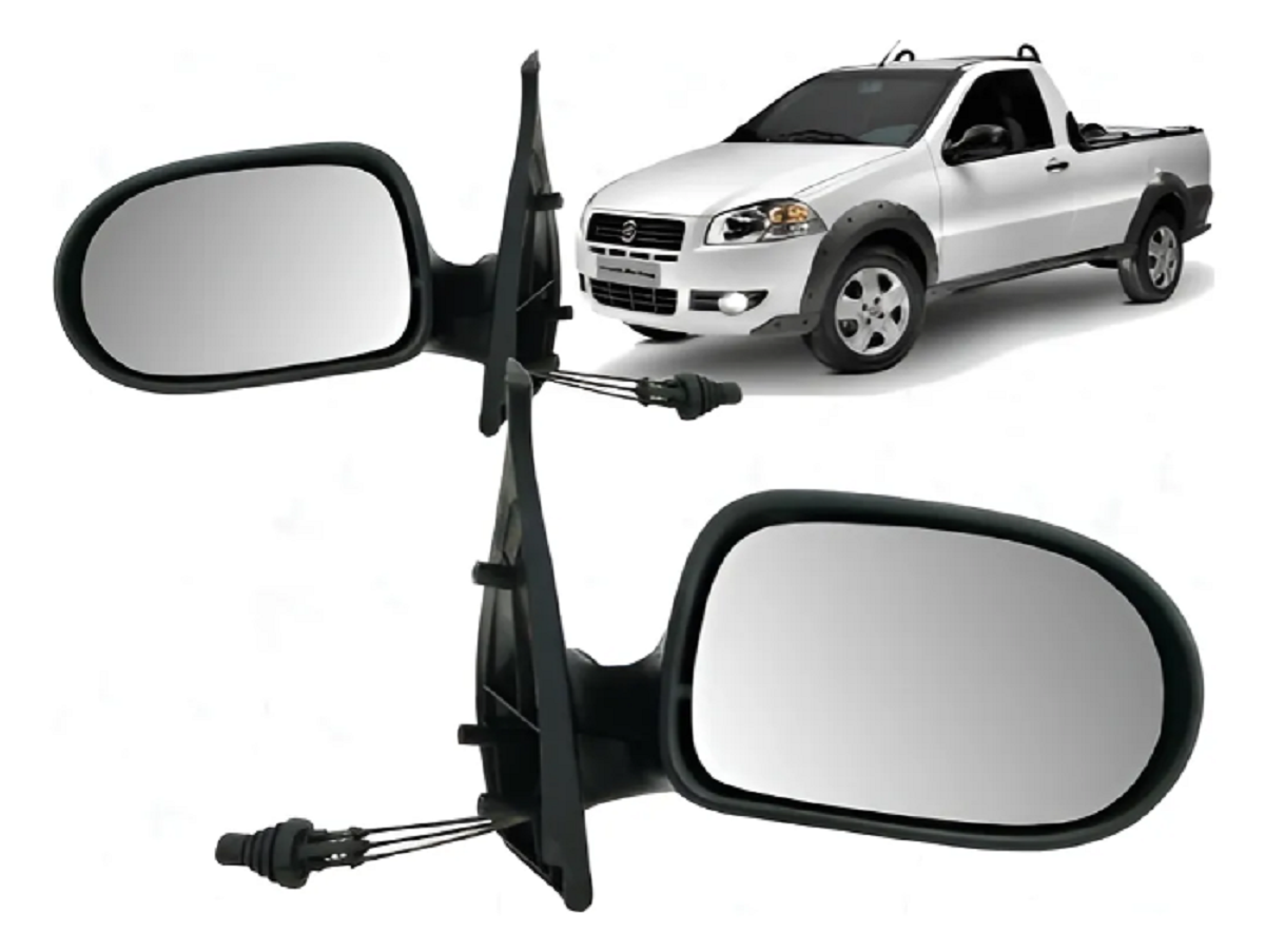 RETROVISOR PALIO STRADA 2 PORTAS COM CONTROLE 2011 A 2016 