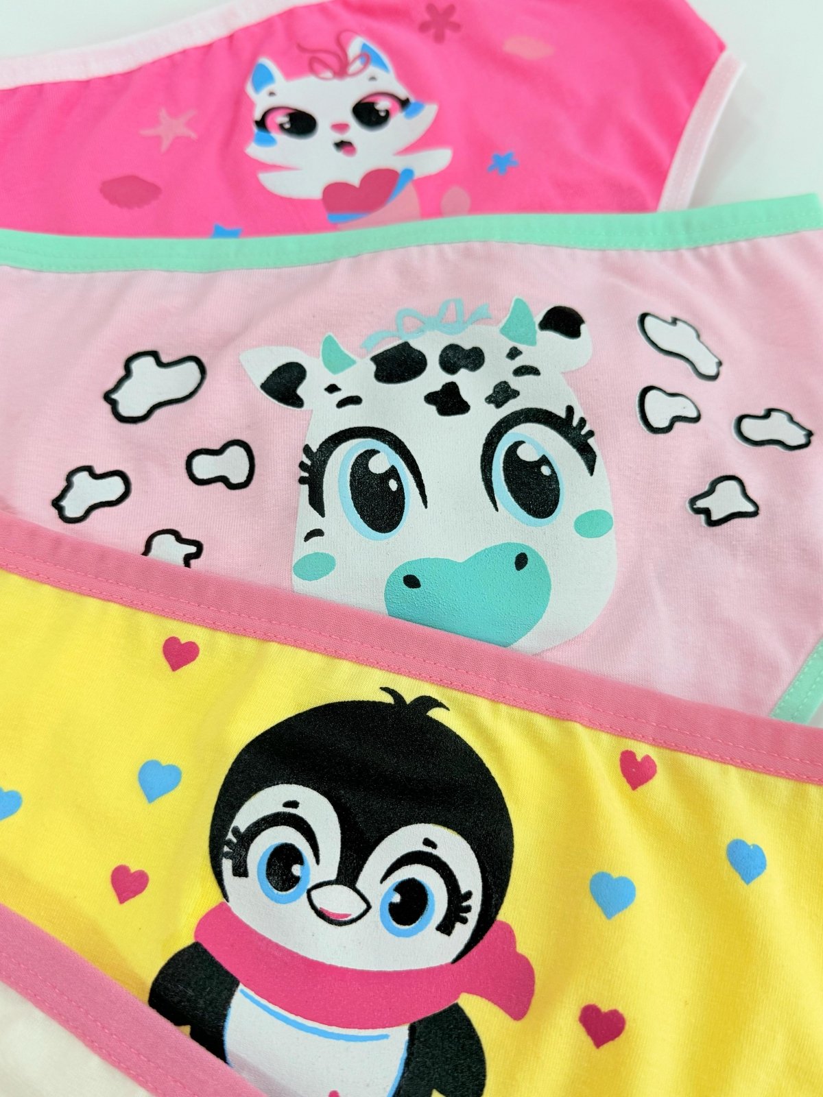 Kit com 5 - Calcinhas Bichinhos (FORMA GRANDE)