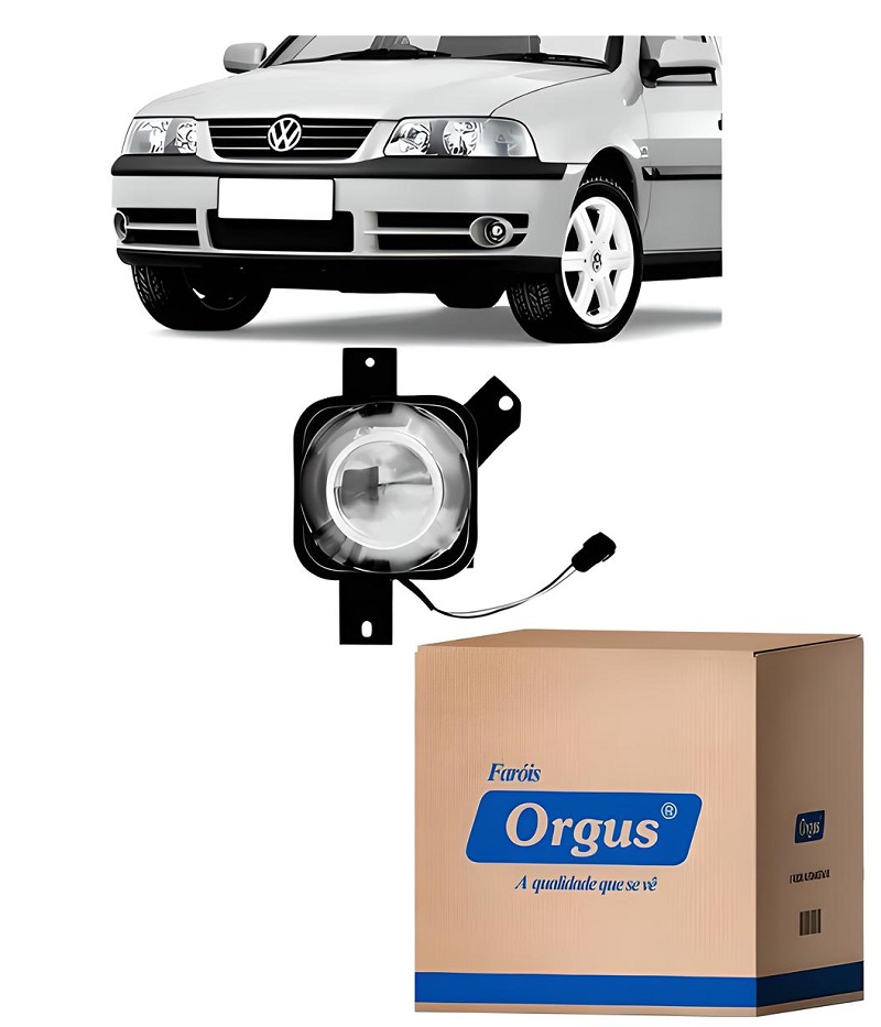 FAROL AUXILIAR GOL G3 LE FASE 1 E 2 1999 ATE 2005