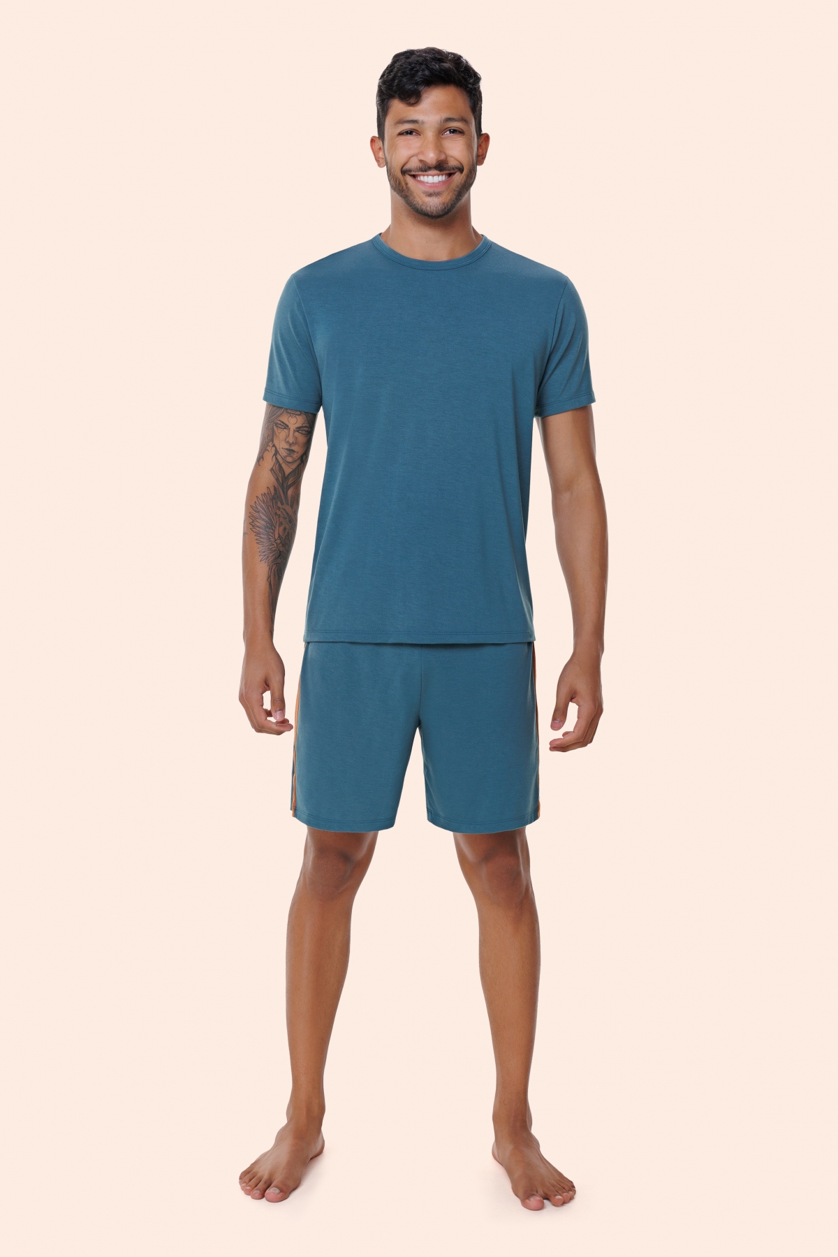 PIJAMA MASCULINO CURTO VERDE - BOCEJINHO