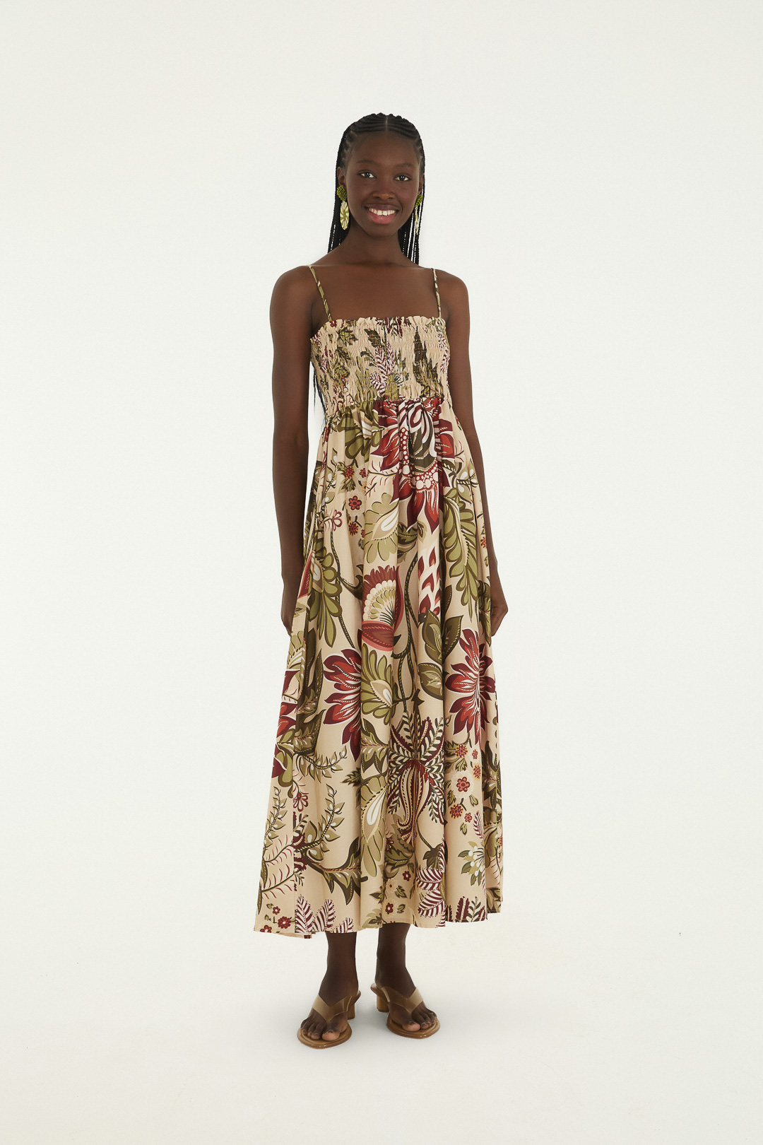 VESTIDO LONGO FLORAL LIGIA