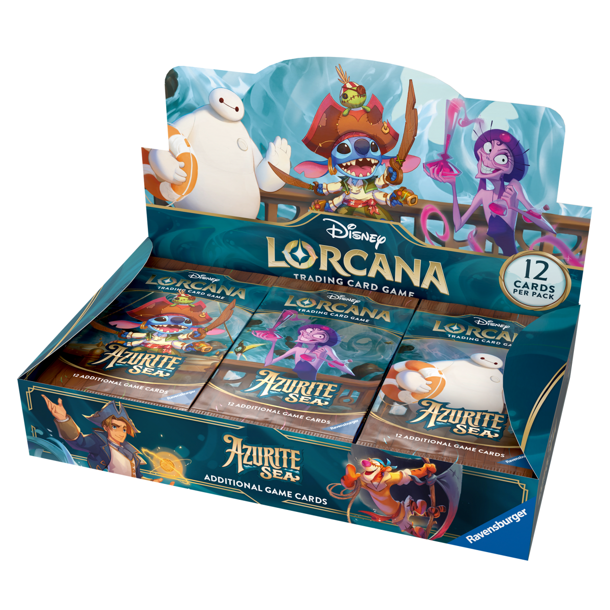 DISNEY LORCANA: AZURITE SEA - BOOSTER BOX - INGLÊS
