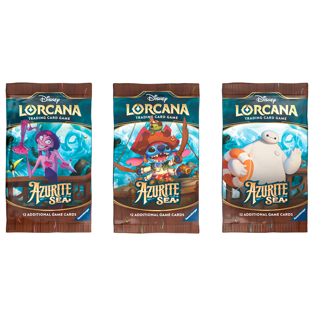 DISNEY LORCANA: AZURITE SEA - BOOSTER - INGLÊS