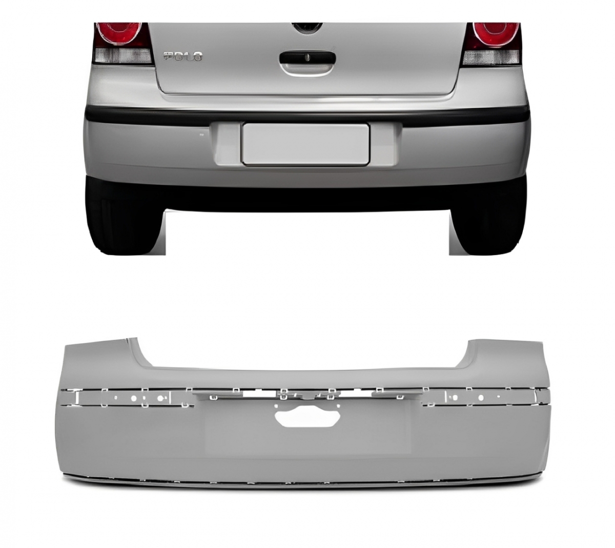 PARACHOQUE TRASEIRO VW POLO HATCH 2003 ATE 2010 PRIMER