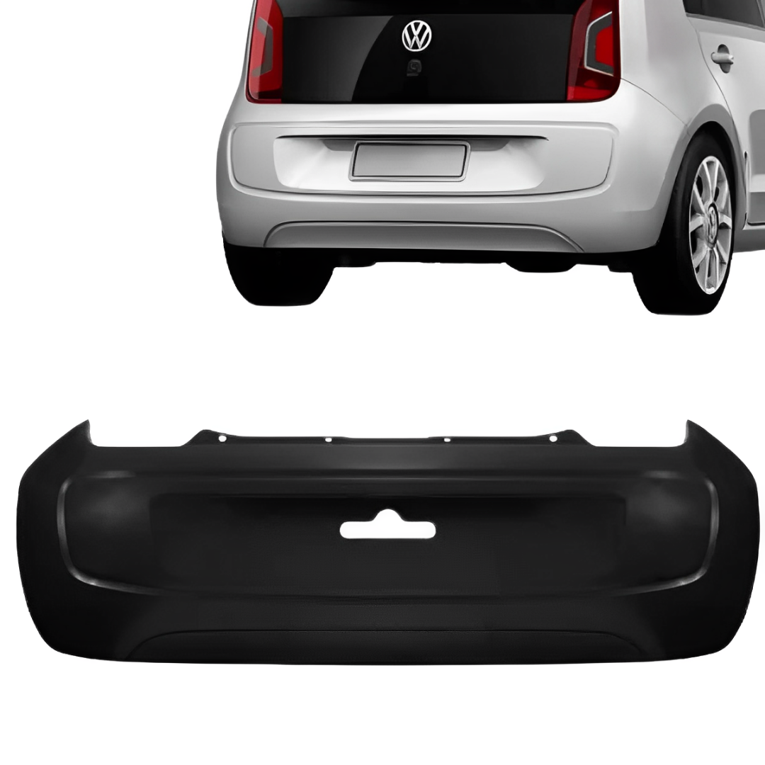PARACHOQUE TRASEIRO VW UP 2014 ATE 2016 PRETO LISO 