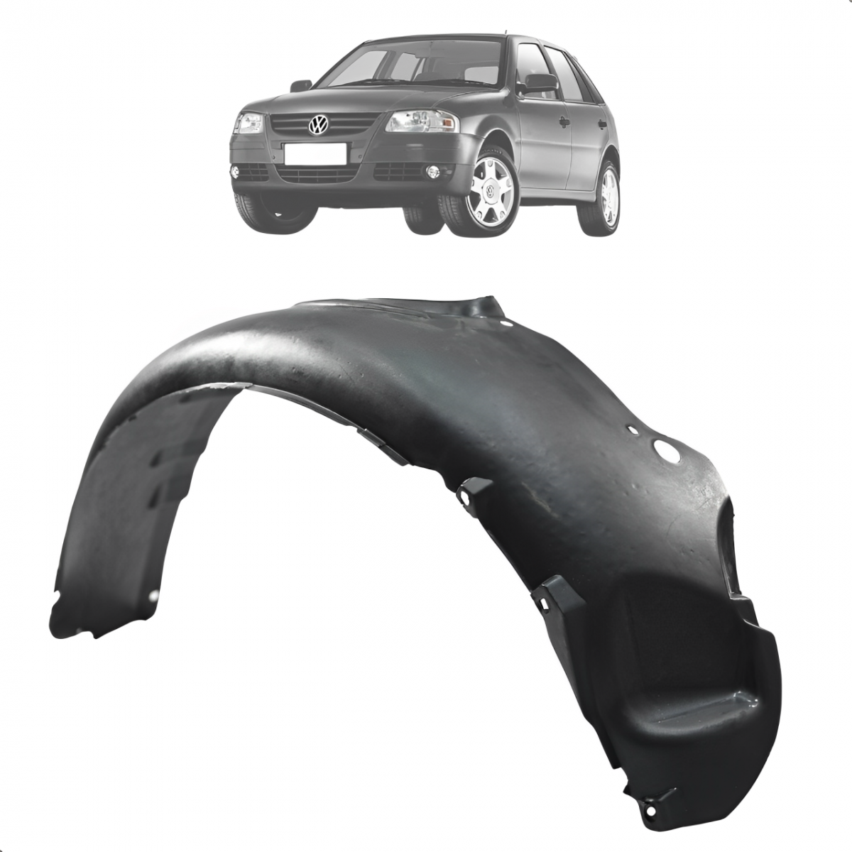 PARABARRO DIANTEIRO VW GOL G3 G4 2000 ATE 208 LADO DIREITO