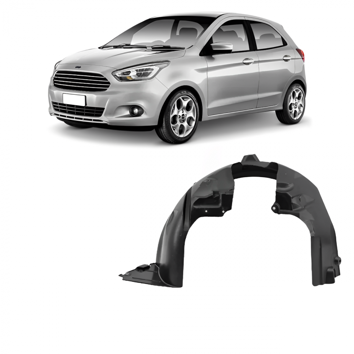 PARABARRO DIANTEIRO FORD KA 2014 ATE 2021 LADO ESQUERDO