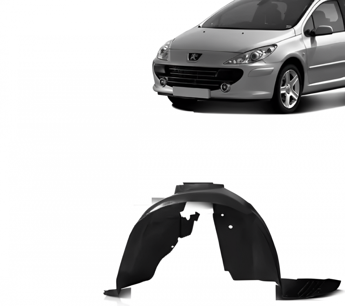 PARABARRO DIANTEIRO PEUGEOT 307 2007 ATE 2010 LADO DIREITO