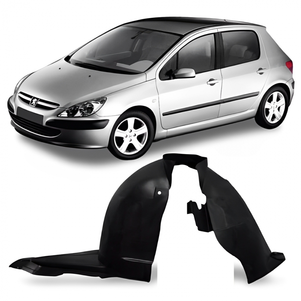 PARABARRO DIANTEIRO PEUGEOT 307 2007 ATE 2010 LADO ESQUERDO