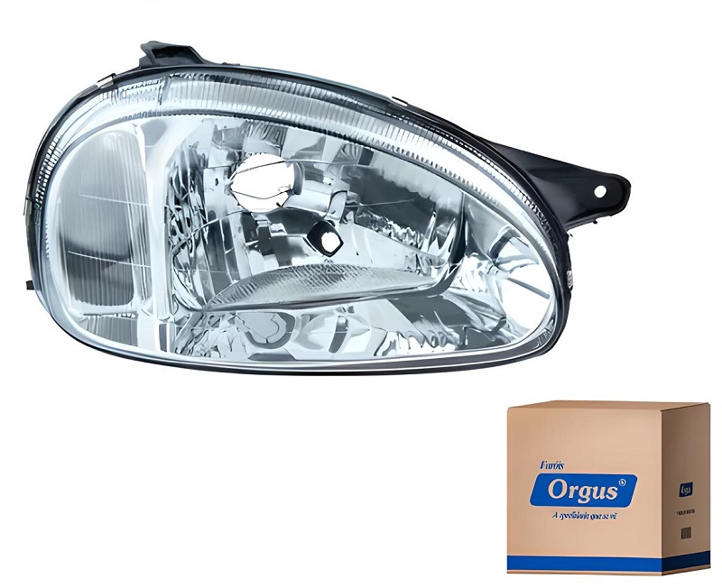 FAROL CORSA PISCA CRISTAL CARCACA PRETA LD 2000 ATE 2007