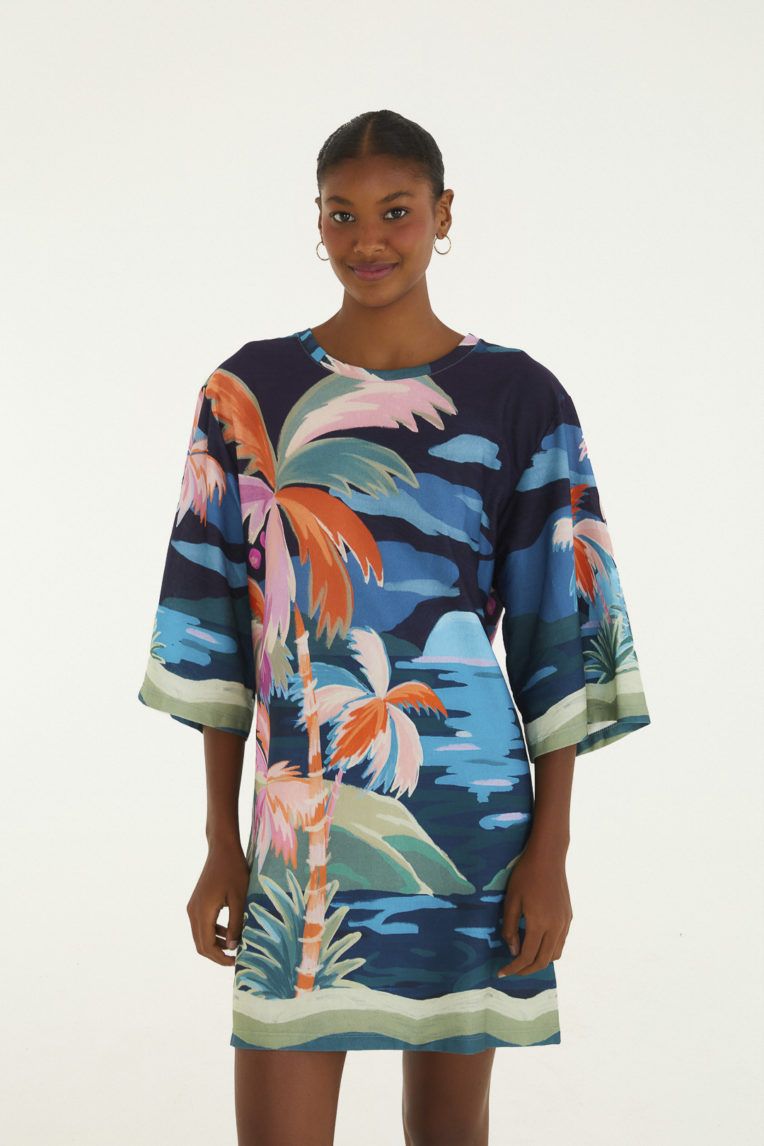 VESTIDO TSHIRT BIG LUAR