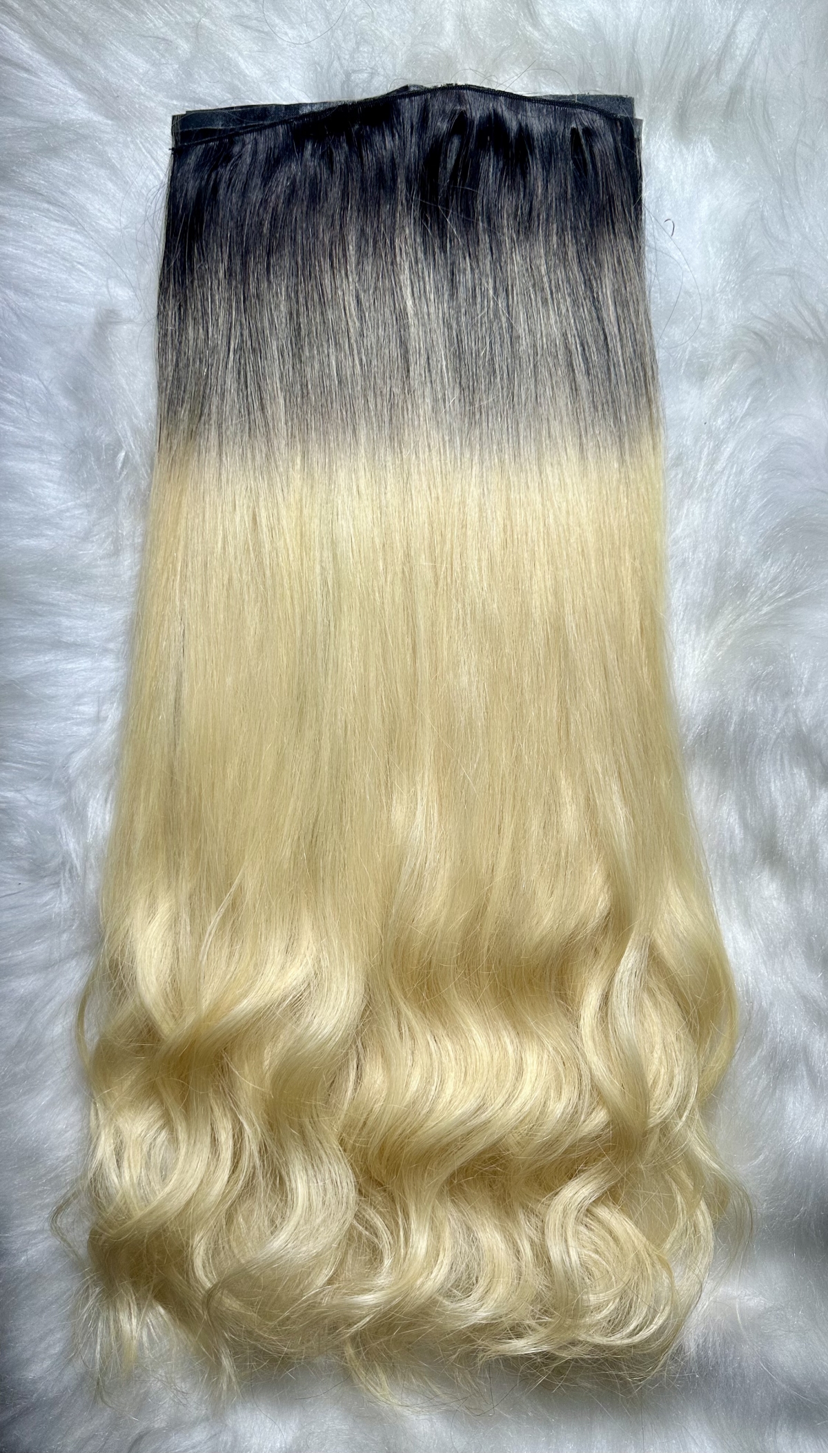 TELA Fita adesiva - Brasileiro Loiro Raiz Esfumada 65 CM 178 Gramas